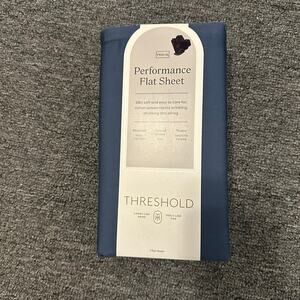 Threshold Performance Twin XL flat sheet